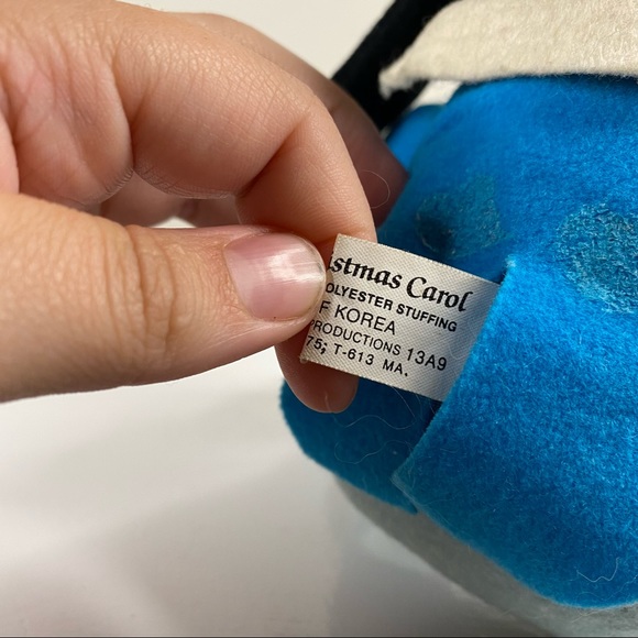 Vintage Disney Mickey's Christmas Carol Goofy Plush 1984 - Picture 8 of 8